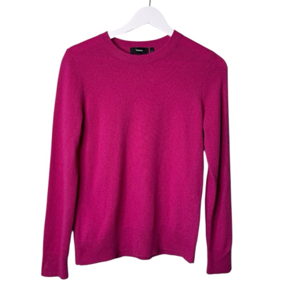 Theory Cashmere Kaylenna Soft Cashmere Drop Shoulder Sweater Pink Women’s Medium